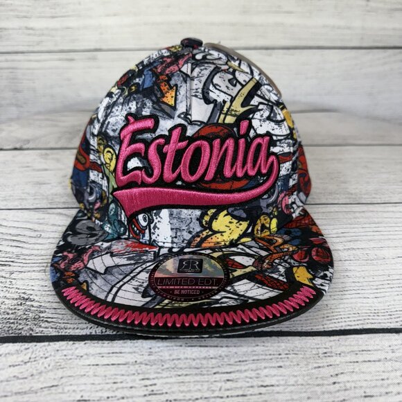 NWT Estonia Embroidered Robin-Ruth Limited Edition Hat Cap One Size Snapback - Picture 1 of 9